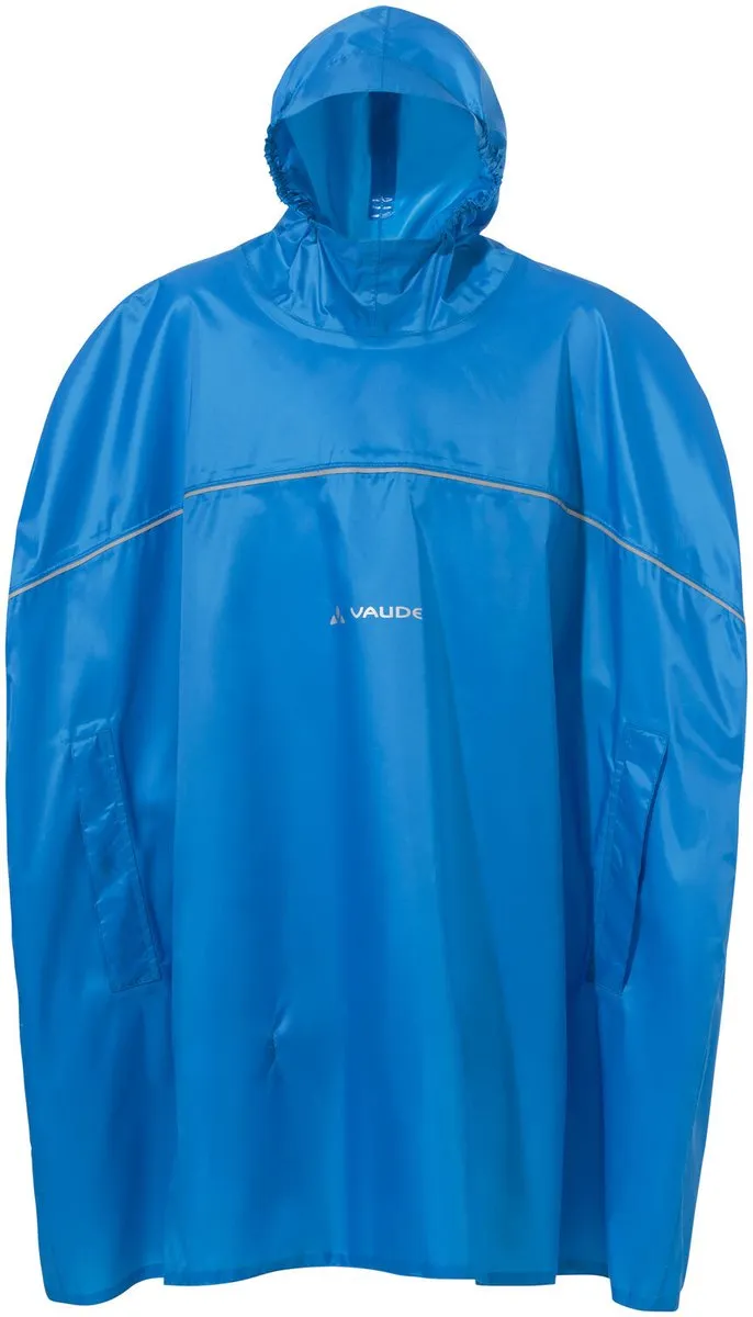 Vaude Grody Poncho II Kids Hardshell Poncho - Lemon - M - afbeelding 6 van 6