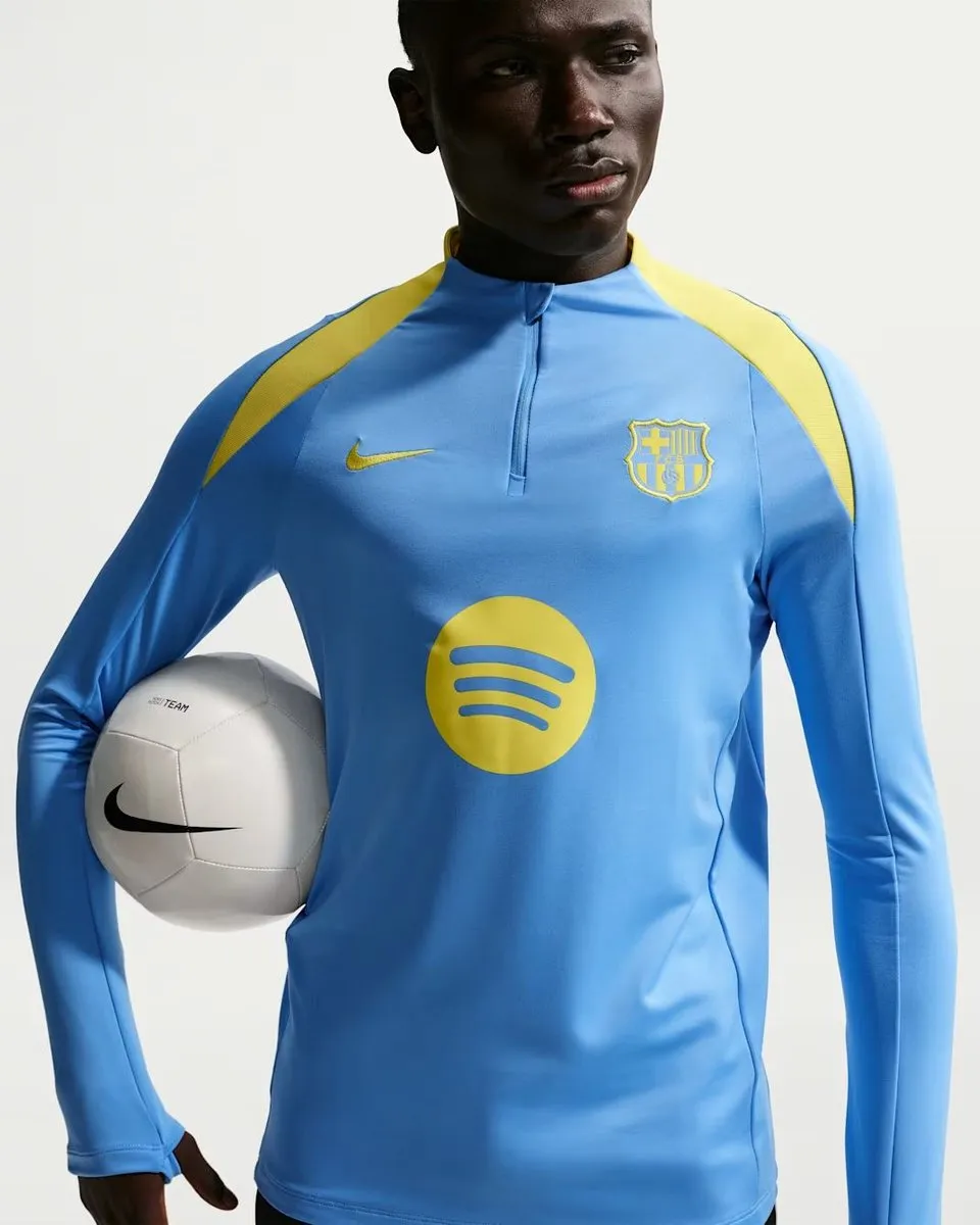 Nike FC Barcelona Strike Drill Top 2025/2026 - Blauw - Maat L