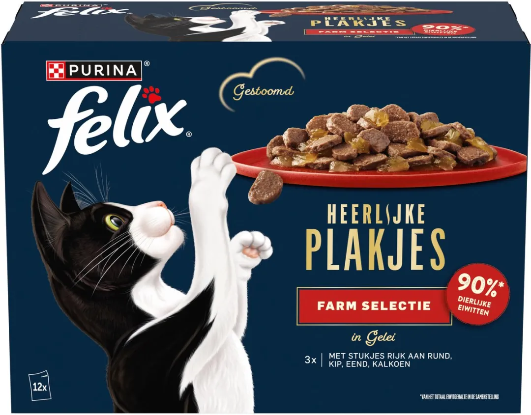 Felix Heerlijke Plakjes Farm Selectie Rund - 12x80g - afbeelding 6 van 6