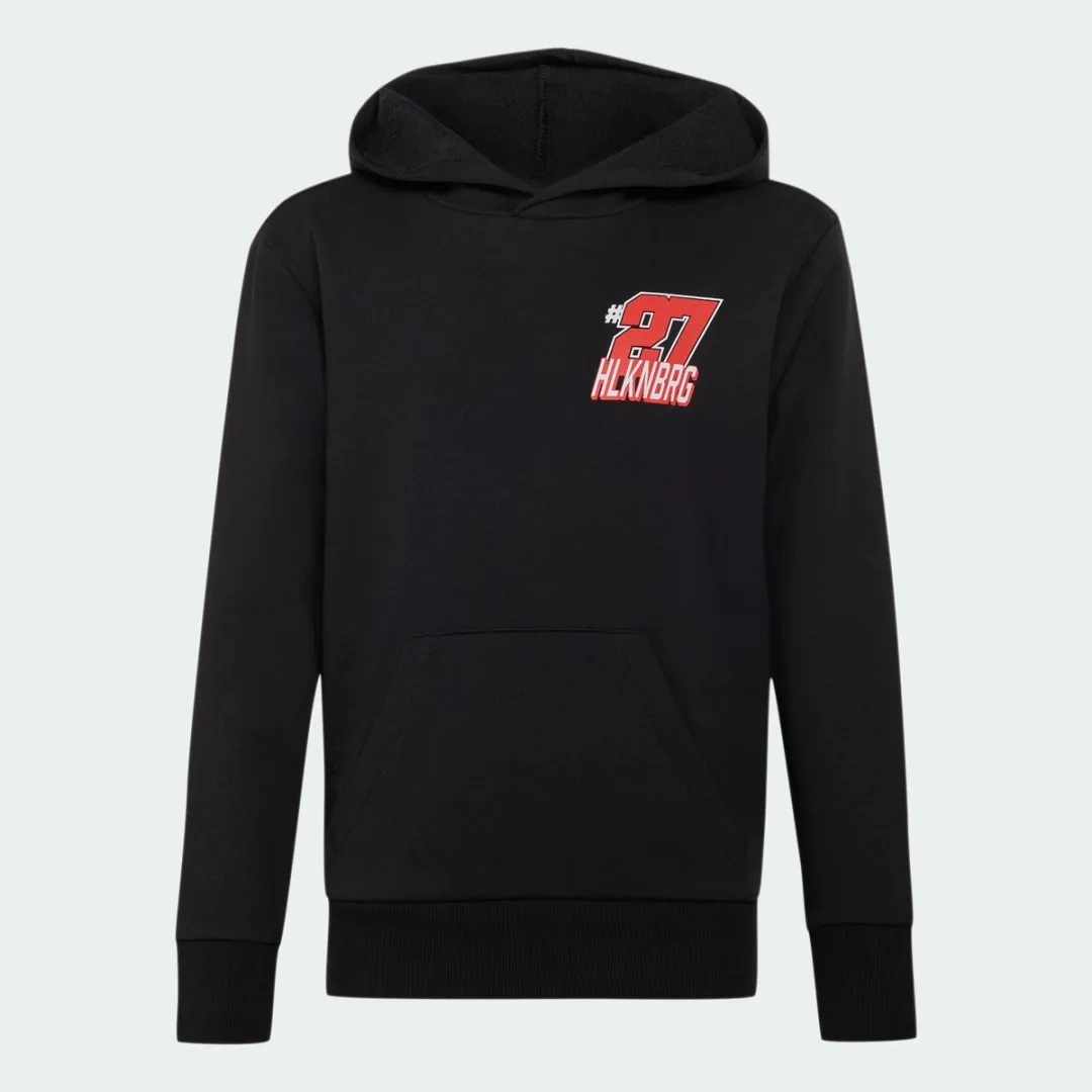 adidas Performance AUDI REVOLUT F1 Team Nico Hülkenberg Hoodie 140 - Zwart
