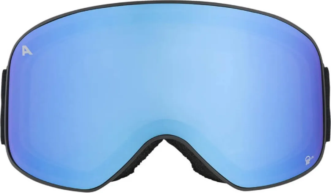 Alpina Slope Q-Lite Skibril - Zwart - Blauwe Lens