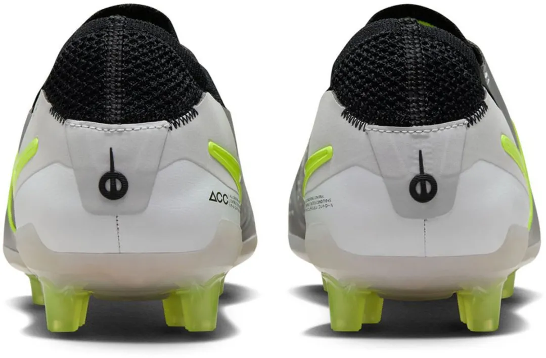 Nike Tiempo Legend 10 Elite AG-Pro DV4330-001 - Maat 40 - Zilver/Zwart/ Groen - afbeelding 3 van 6