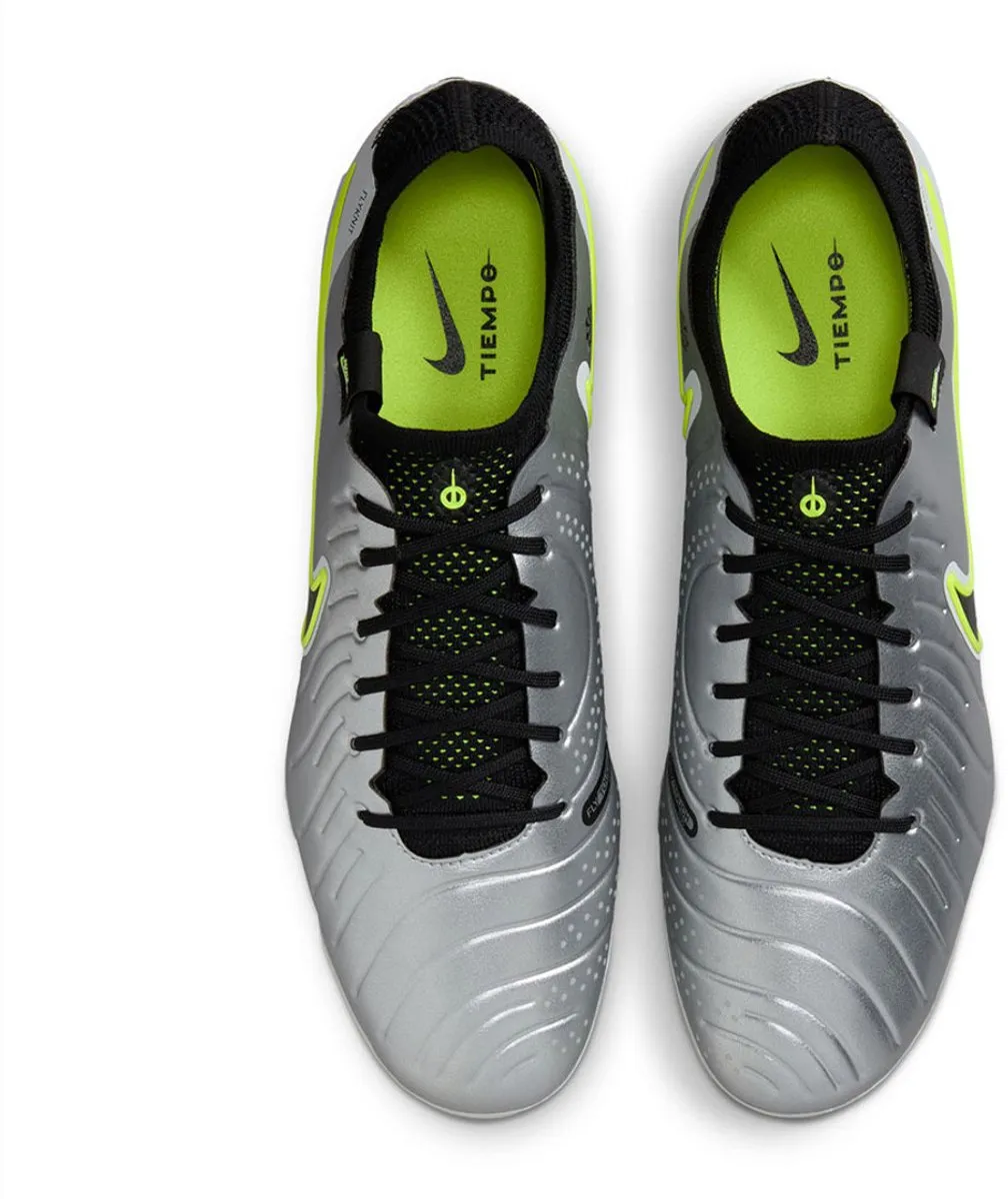 Nike Tiempo Legend 10 Elite AG-Pro DV4330-001 - Maat 40 - Zilver/Zwart/ Groen - afbeelding 4 van 6
