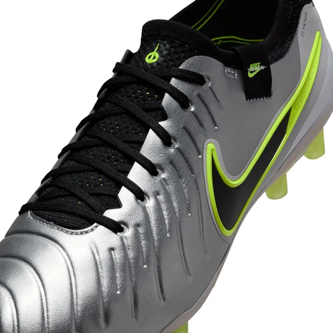 Nike Tiempo Legend 10 Elite AG-Pro DV4330-001 - Maat 40 - Zilver/Zwart/ Groen - afbeelding 6 van 6