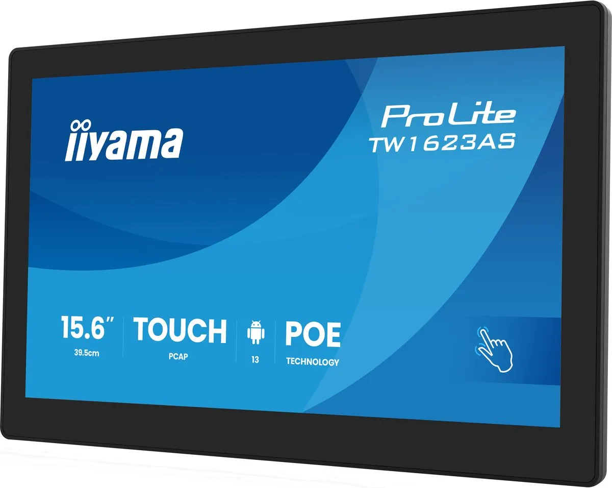 iiyama TW1623AS-B3P Touchscreen Monitor 15.6" Full HD - Zwart