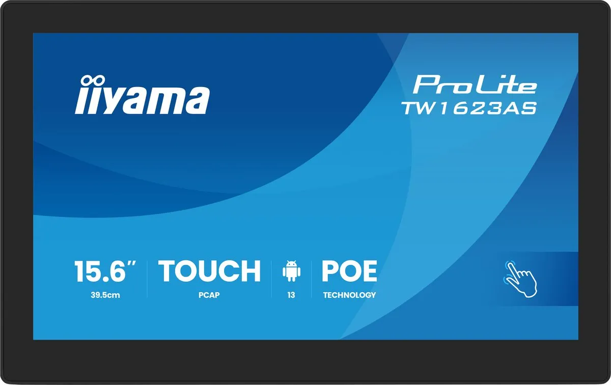 iiyama TW1623AS-B3P Touchscreen Monitor 15.6" Full HD - Zwart - afbeelding 6 van 6