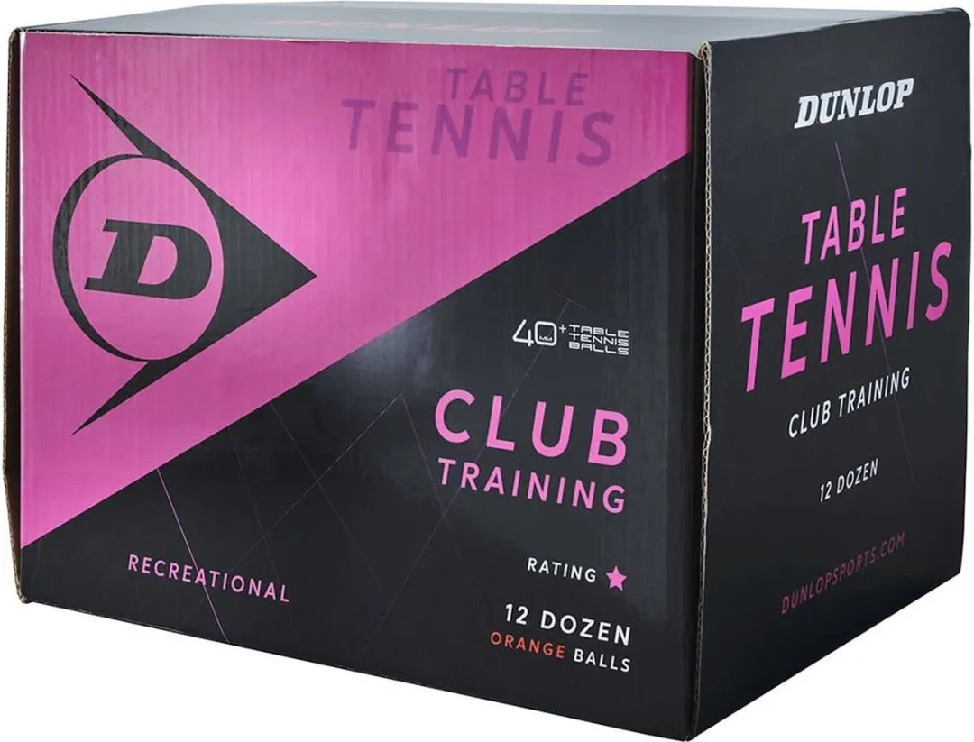 Dunlop 40+ Club Training Tafeltennisballen
