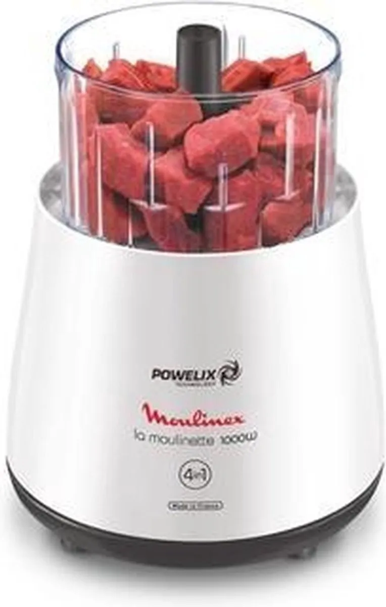 Moulinex DPA110 Elektrische Hakmolen 1000W - Wit