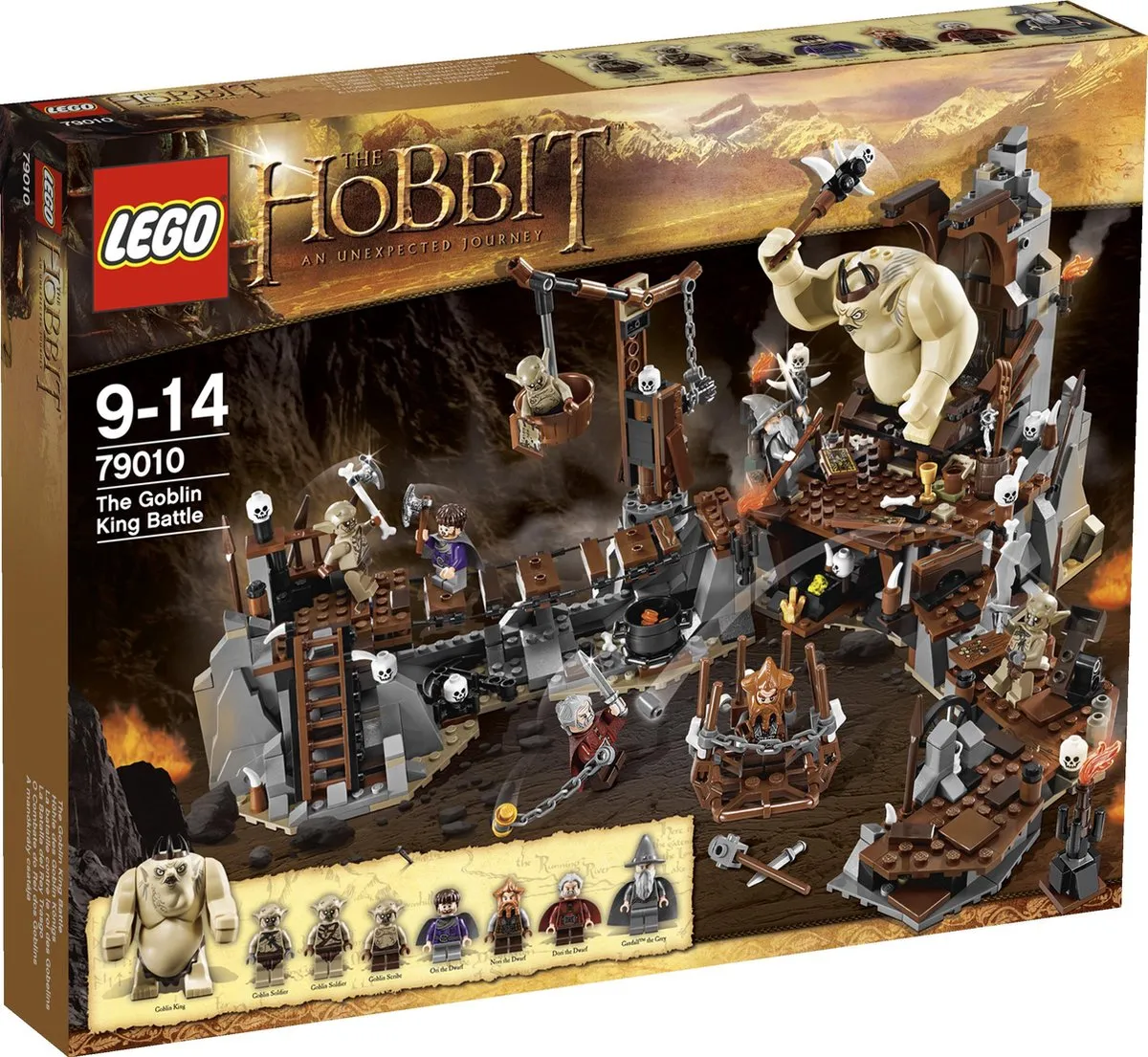 LEGO The Hobbit De Goblinkoning Veldslag 79010
