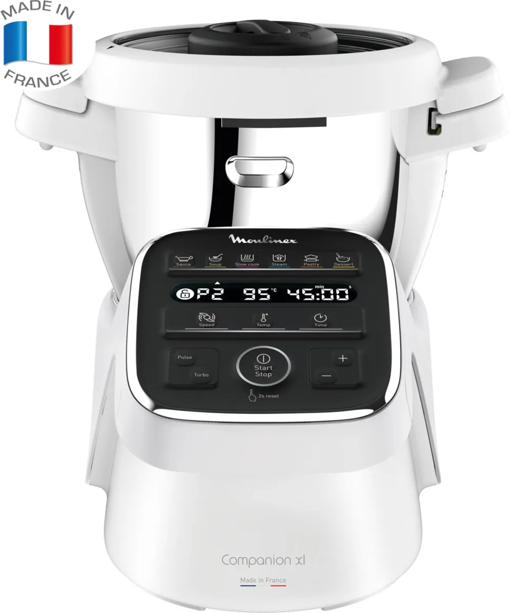 Moulinex HF80CB10 Multifunctionele Keukenmachine 1550W - 12 Snelheden