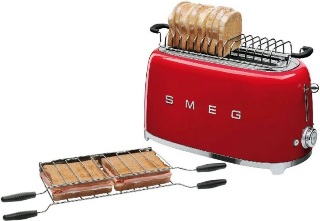 Smeg TSBW02 Opwarmrek - Zilverkleurig