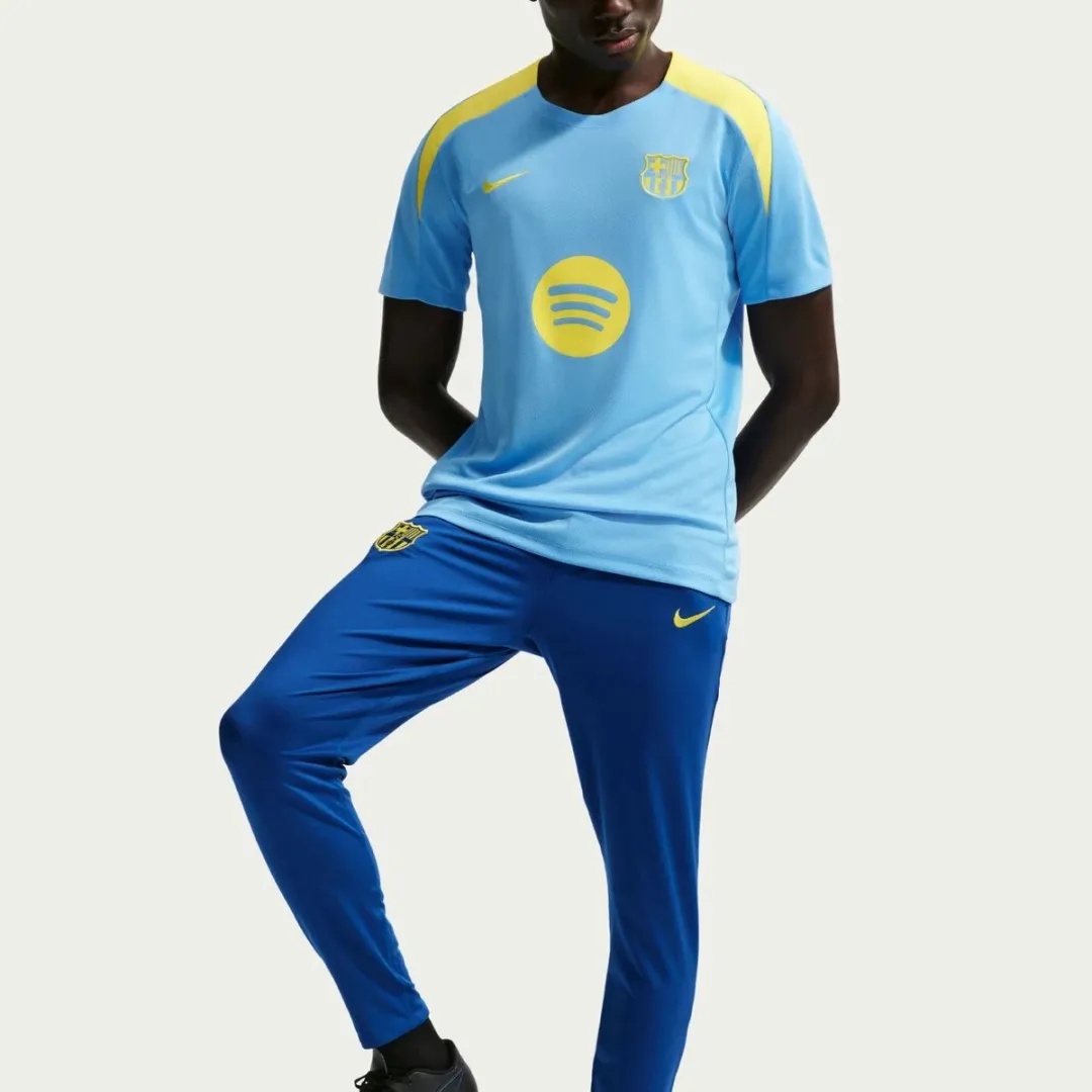 Nike FC Barcelona Strike Trainingsbroek HM6618-431 - Blauw/Geel