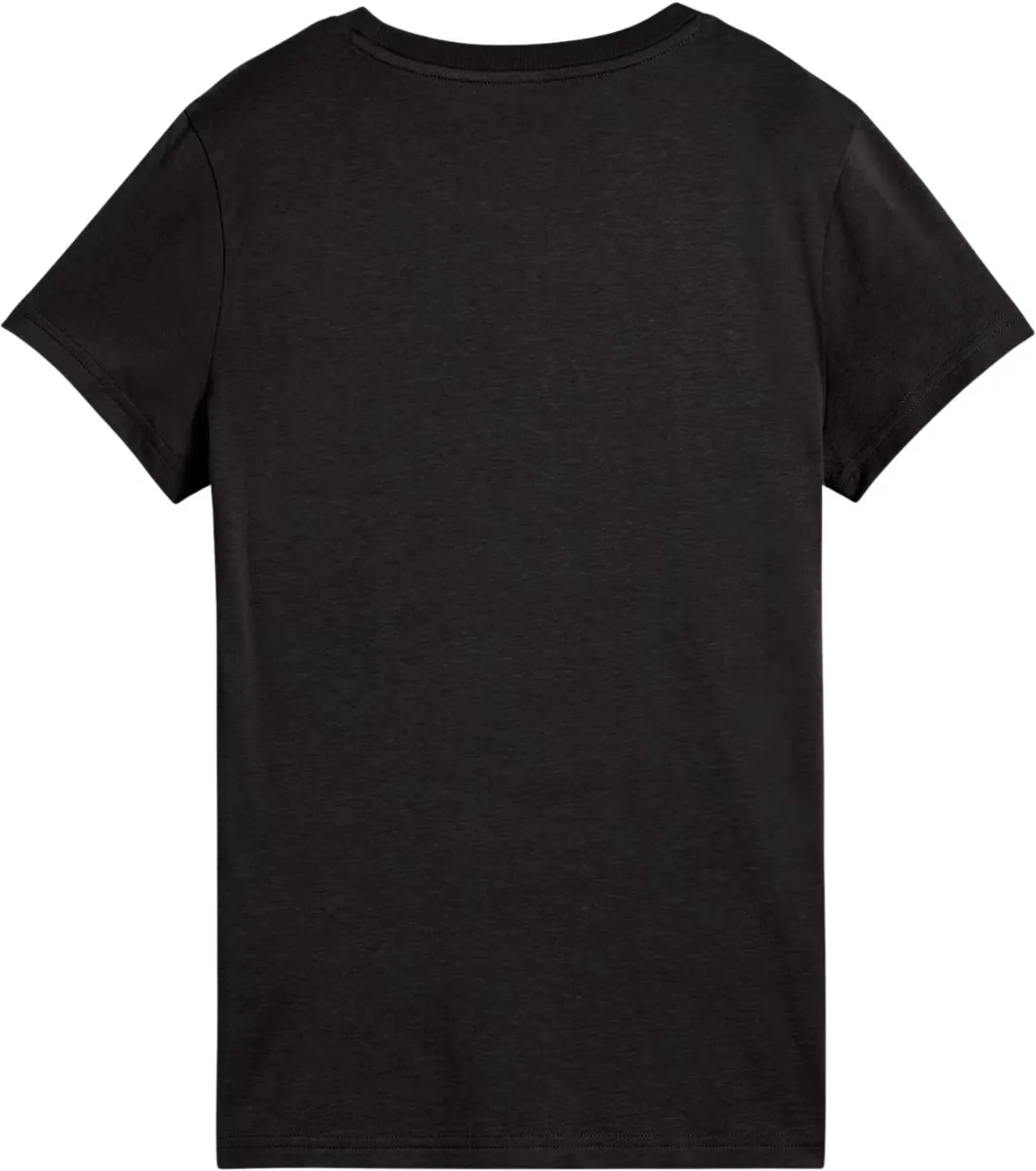 PUMA Ess Metallic No.1 Logo T-shirt Dames - Zwart - Maat S - afbeelding 6 van 6