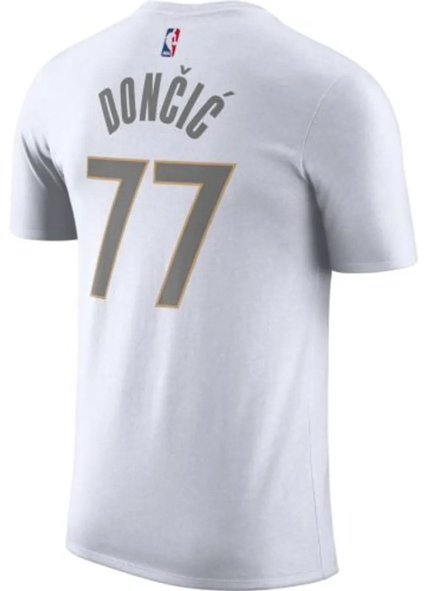 Nike X Dallas Mavericks Luka Doncic NBA T-shirt Wit - XXL
