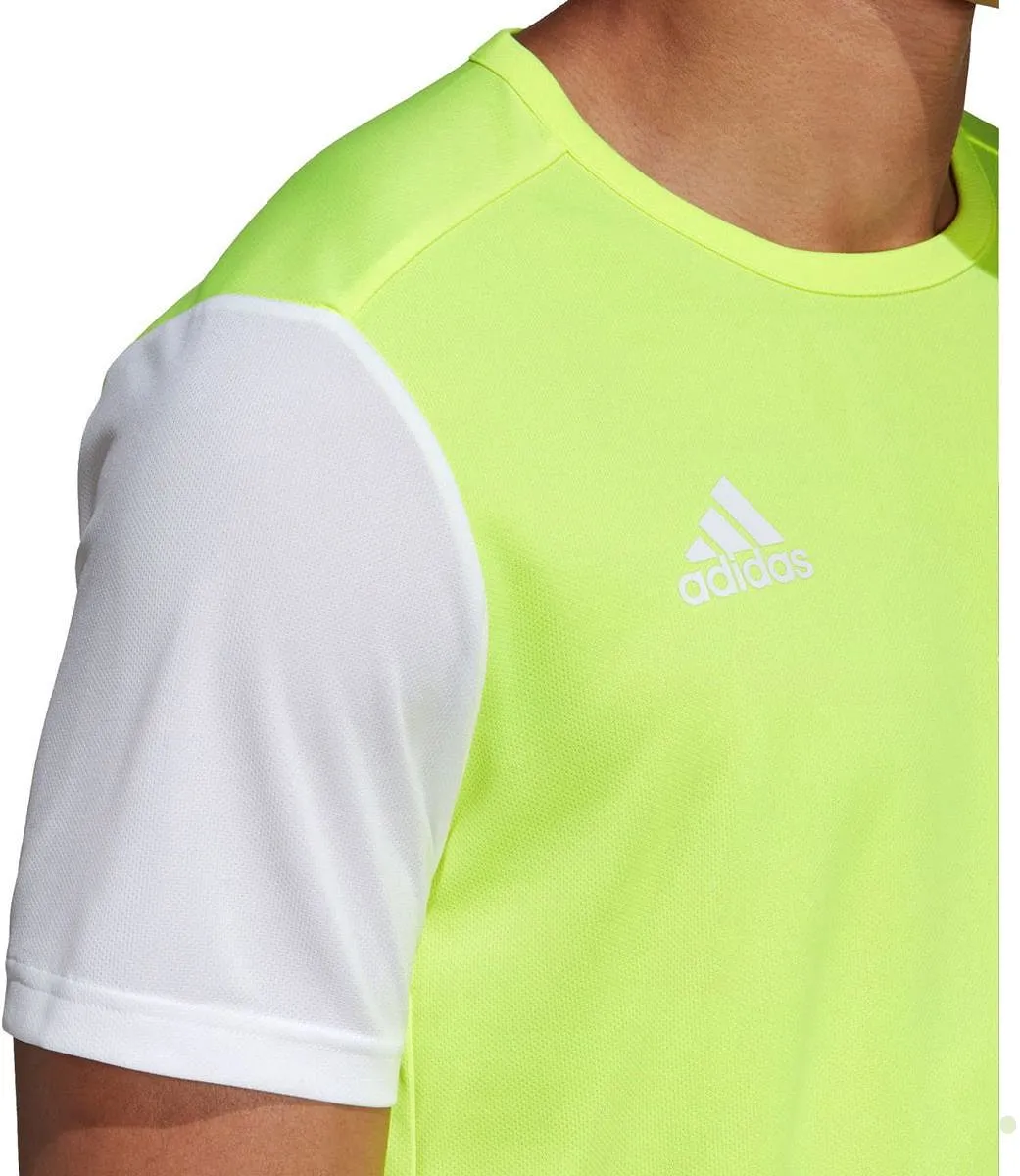 adidas Estro 19 Sportshirt M - Geel/Wit