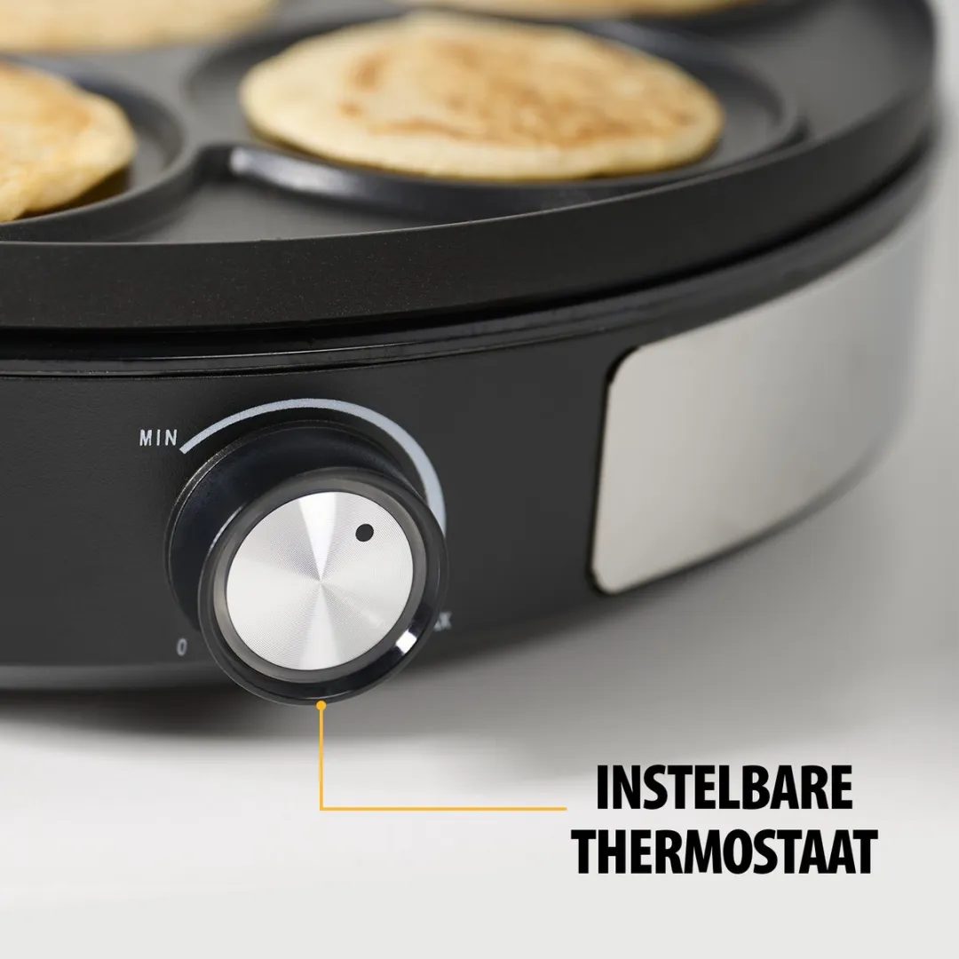 Tristar Pannenkoekenmaker BP-2639 1500W - 33cm - 2-in-1 RVS