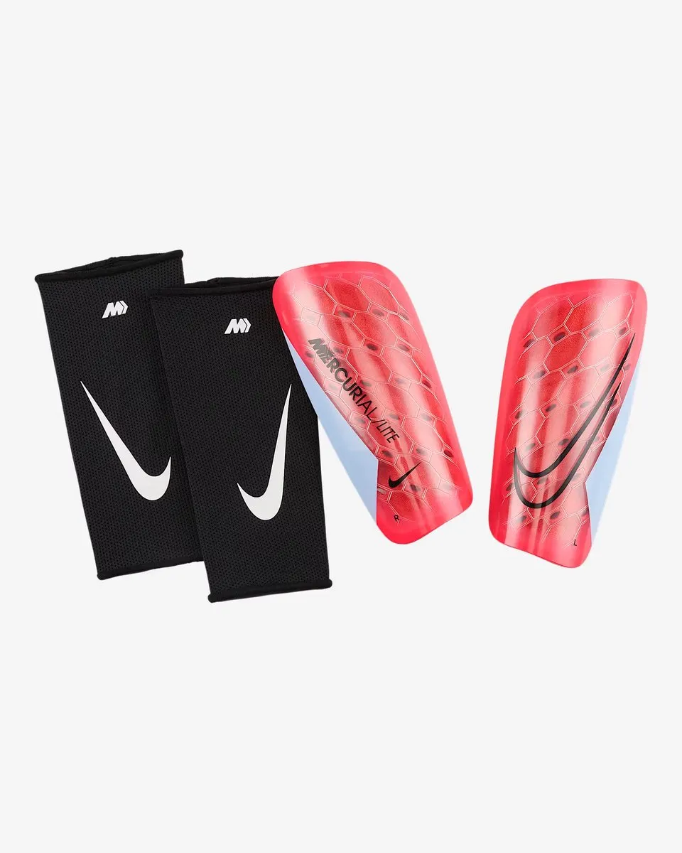 Nike Mercurial Lite Scheenbeschermers M - Rood/Zwart