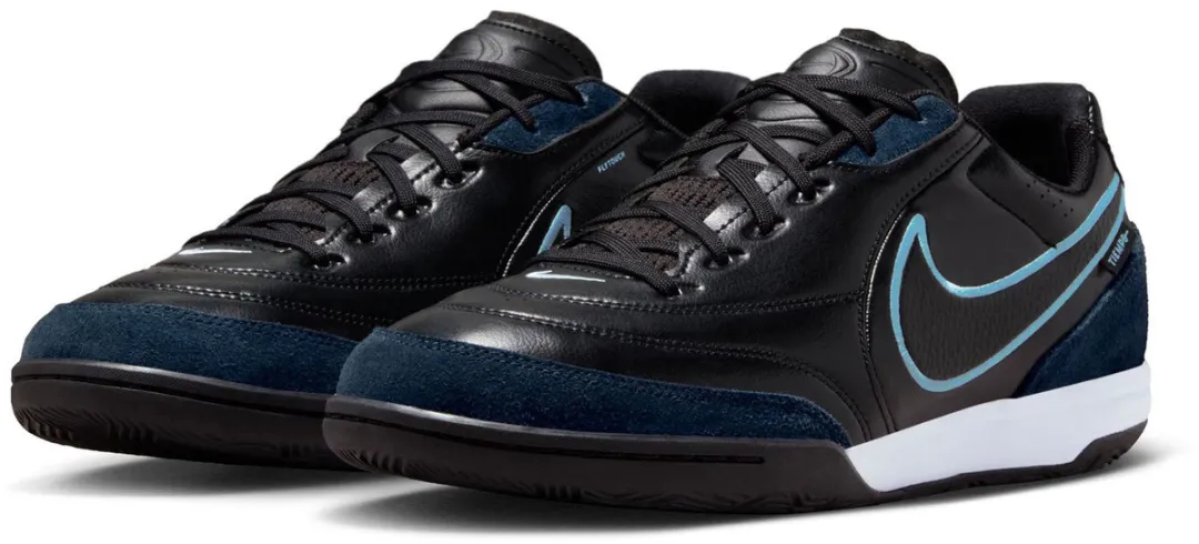 Nike Tiempo Street Gato Indoorschoenen HQ7017-046 - Maat 44 - Zwart/Blauw