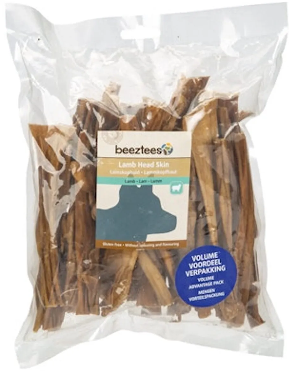 Beeztees Lamskophuid Hondensnacks