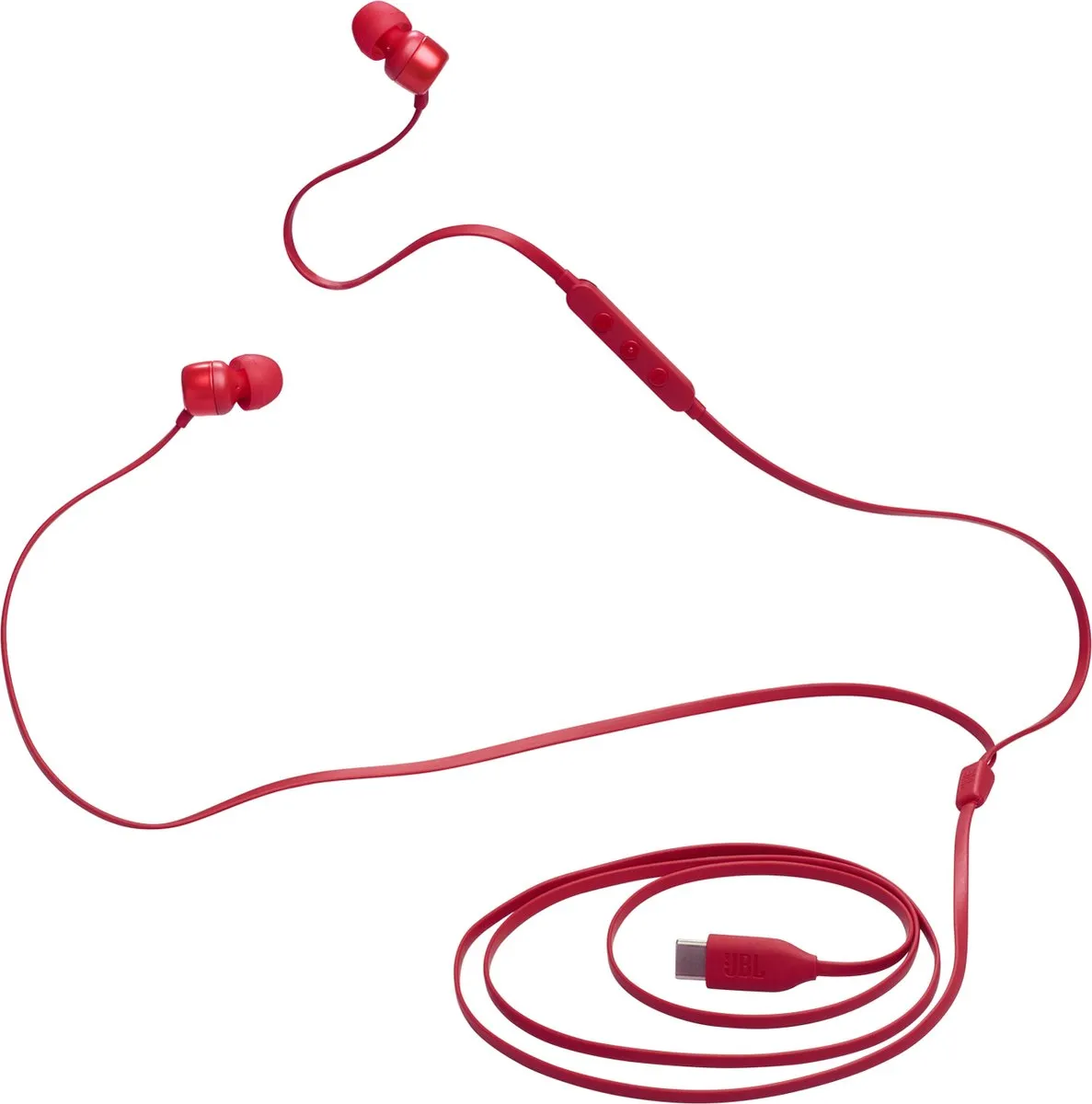 JBL Tune 310C USB-C Oordopjes - Rood