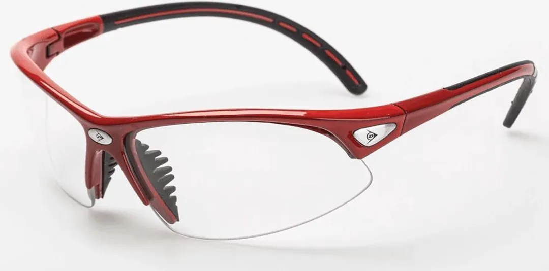 Dunlop Squashbril I-Armor Clear - Rood