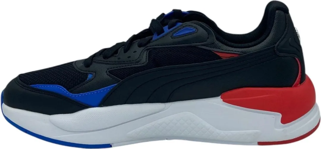 PUMA BMW MMS X-Ray Voetbalschoen 42.5 - FG - Zwart/Blauw/Rood/Wit