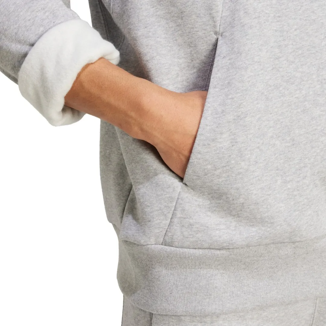 adidas Sweater Heren All SZN Fleece - Grijs L