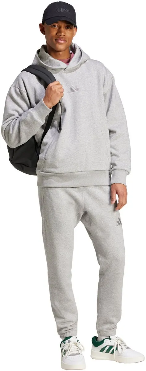 adidas Sweater Heren All SZN Fleece - Grijs L