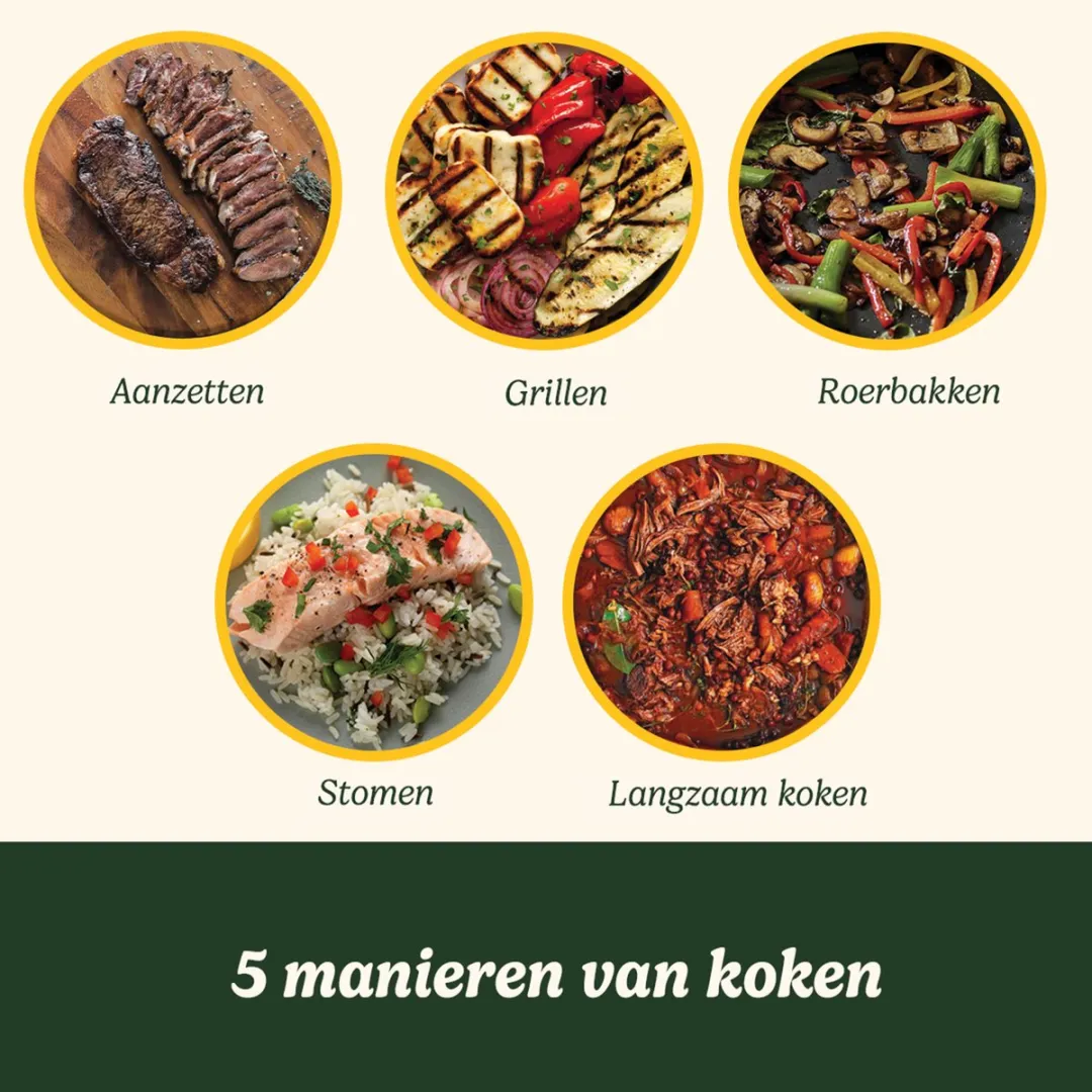 Cuisinart GRMC3E Multicooker 1400W - 12 Porties - Zilver - afbeelding 5 van 6