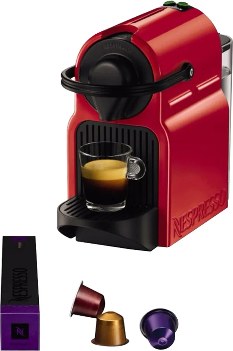 Krups Nespresso Inissia YY1531FD Koffiepadmachine - 0,7L - Rood