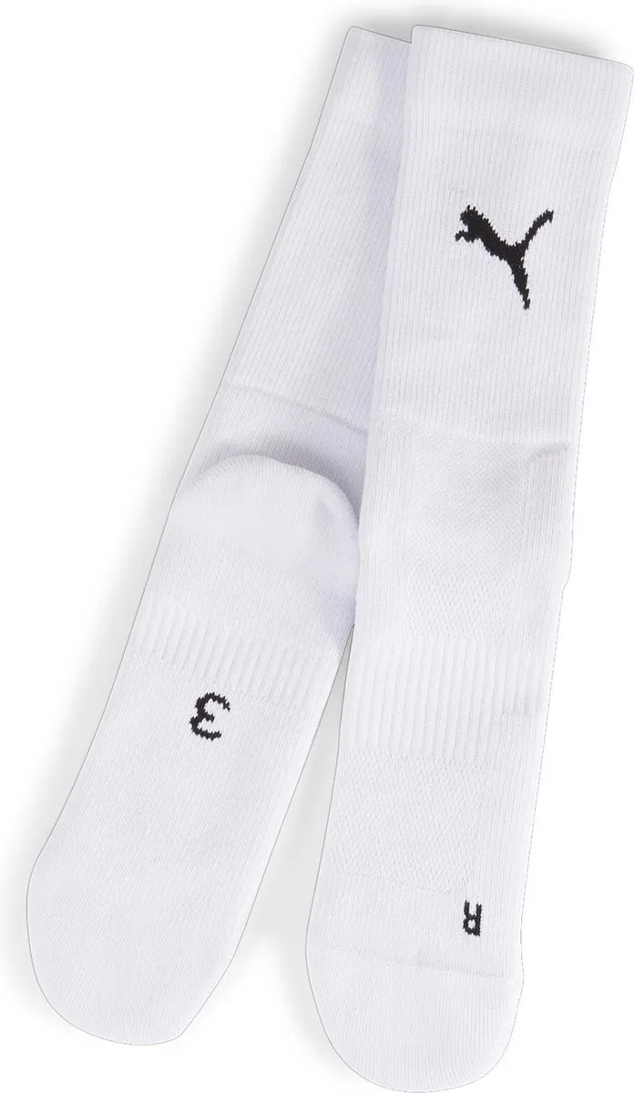 PUMA teamGOAL Performance Sok Heren - Wit/Zwart