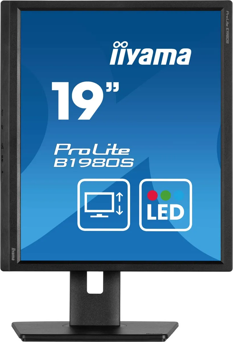 iiyama ProLite B1980S-B1 Monitor - Zwart