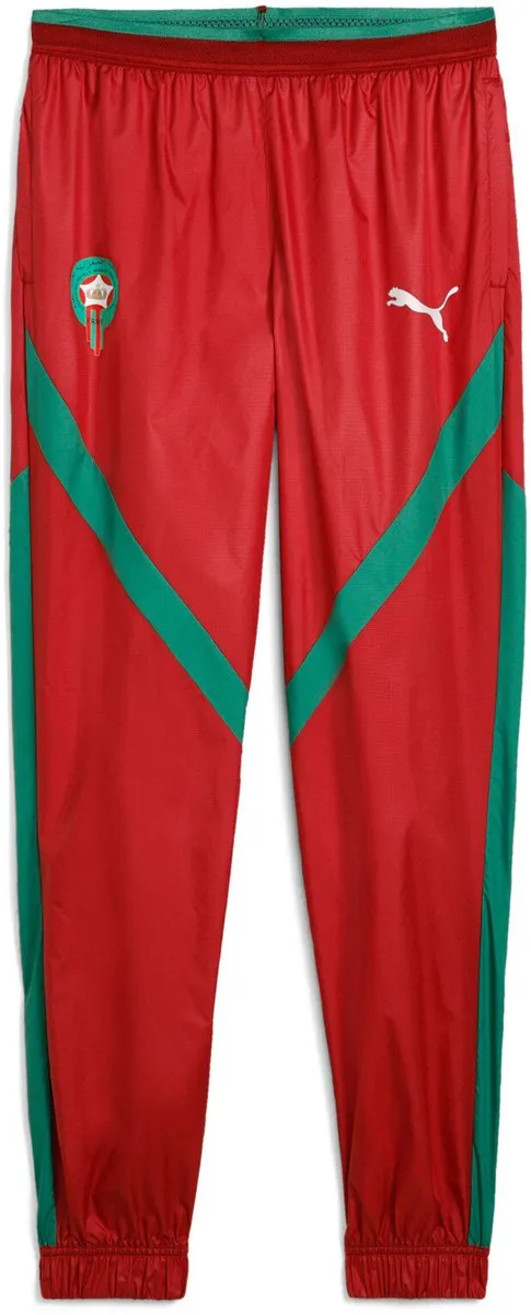 PUMA Prematch Trainingsbroek Maroc CAN 2025 - XL - Rood