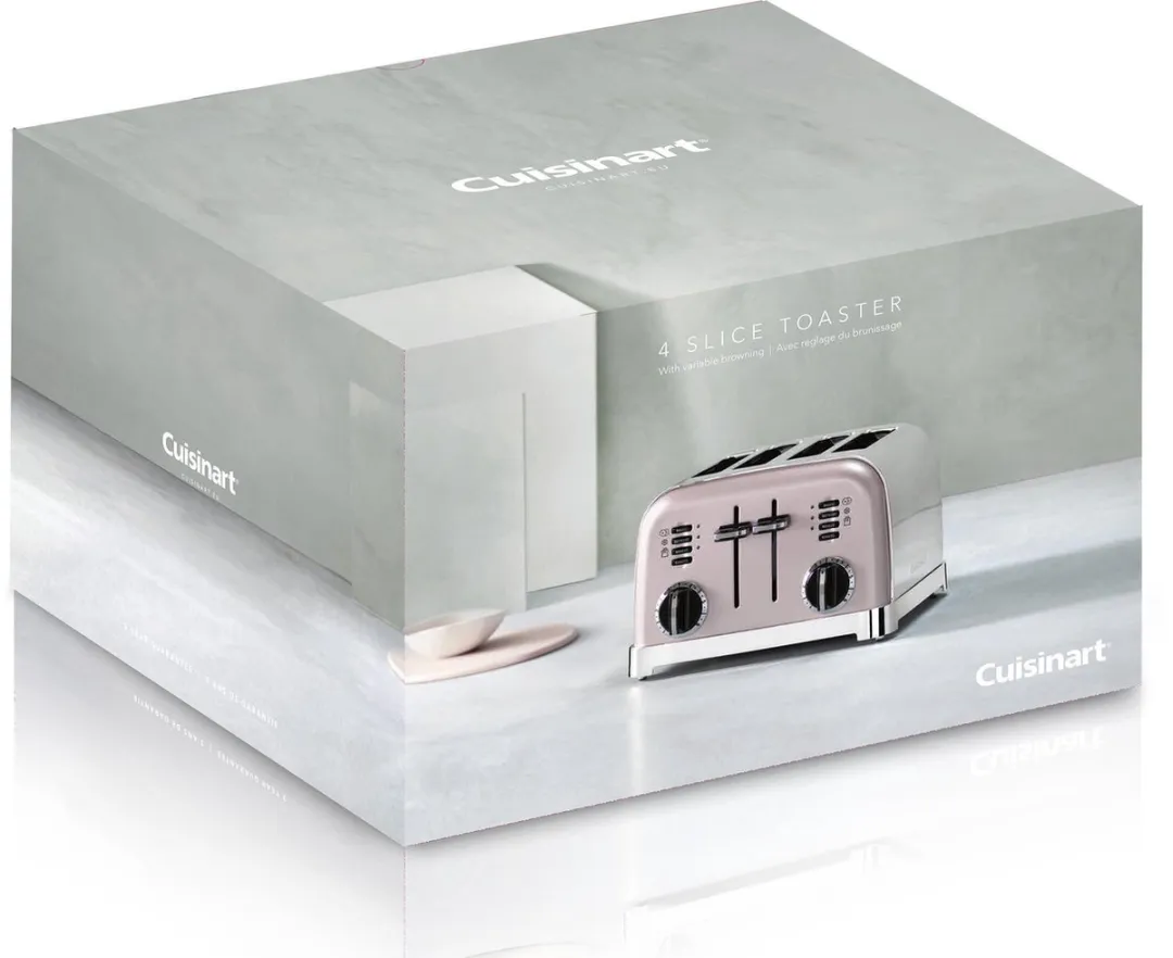 Cuisinart CPT180PIE Broodrooster 4-sleuven - 1800W - Roze