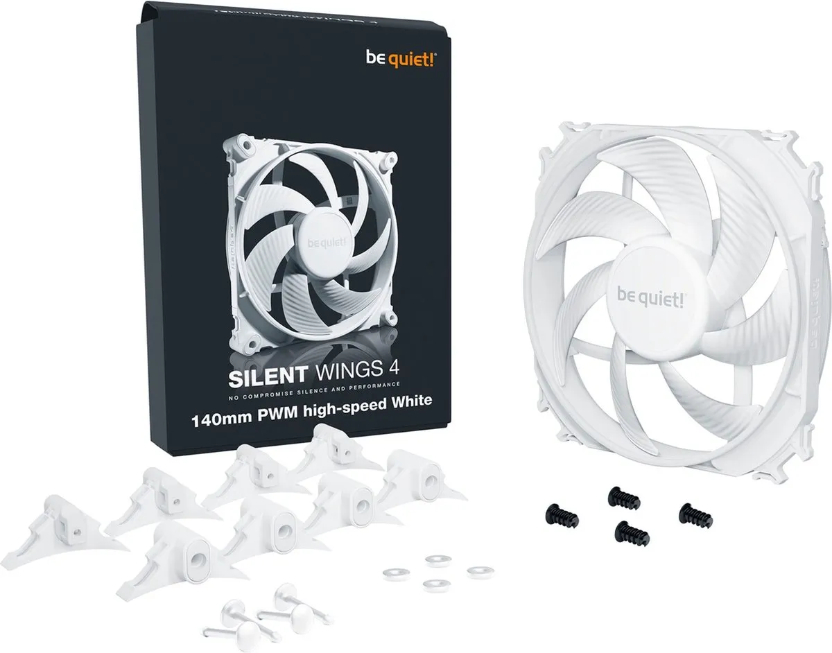 be quiet! Silent Wings 4 BL117 PC-ventilator 140mm - Wit