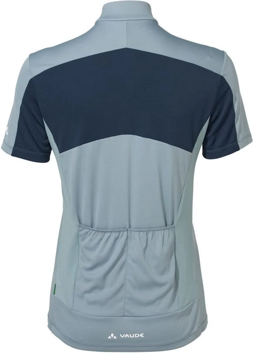 Vaude Matera FZ Tricot Fietsshirt Dames - Blauw S