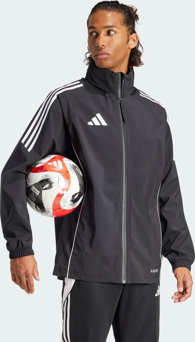 adidas Performance Tiro 24 Regenjack Heren M - Zwart - afbeelding 6 van 6
