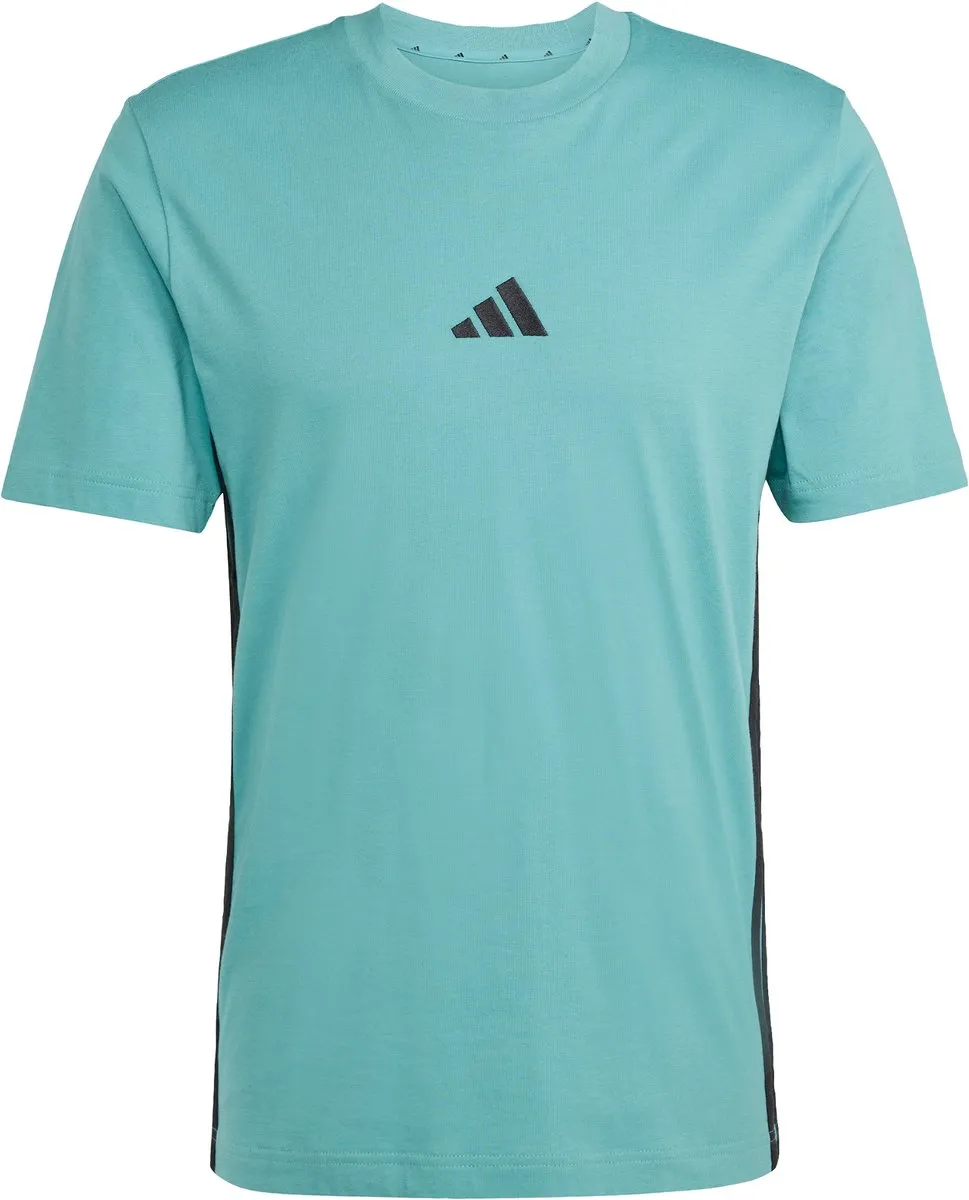 adidas Essentials 3-Stripes T-shirt Heren - L - Turquoise