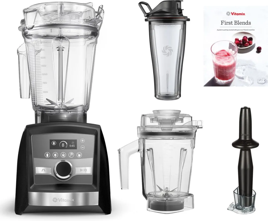 Vitamix A3500i Blender - 1600W - 10 Snelheden - Grafiet - 2L + 1.4L