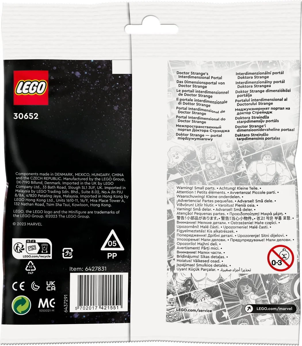 LEGO Marvel Doctor Strange Interdimensional Portal 39 Stukken - Multicolor - afbeelding 6 van 6