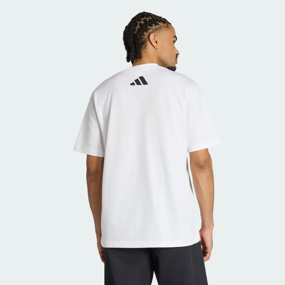 adidas Performance F1 Team Nico Hülkenberg Graphic T-shirt - Wit - afbeelding 6 van 6