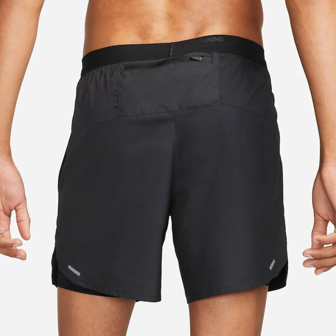Nike Dri-FIT Stride 2-in-1 Sportbroek Short XL - Zwart