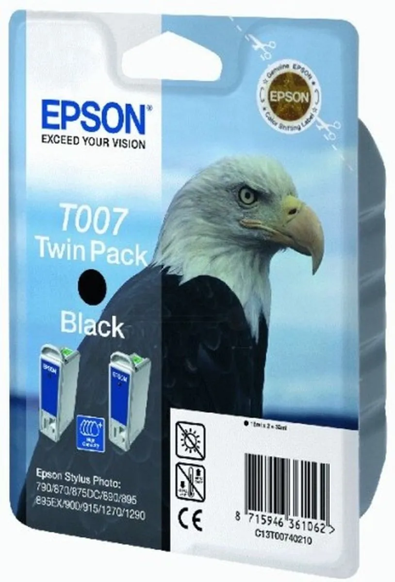 Epson T007 Inktcartridge Zwart - 540 pagina's