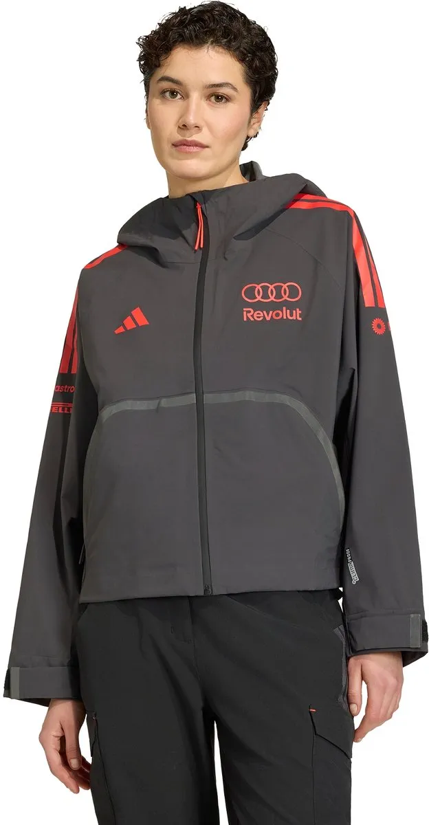 adidas Performance Audi Revolut F1 Team Monteursregenjack Dames - Zwart