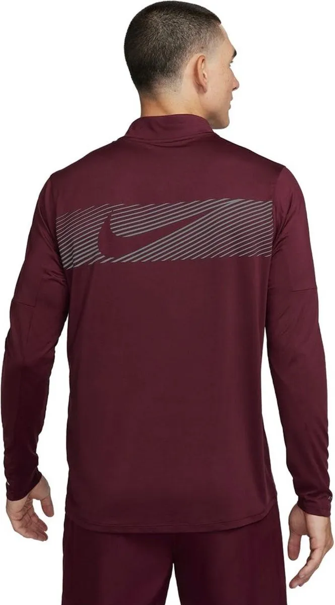 Nike Unlimited Repel Sportshirt FB8556-681 - XL - Donkerrood