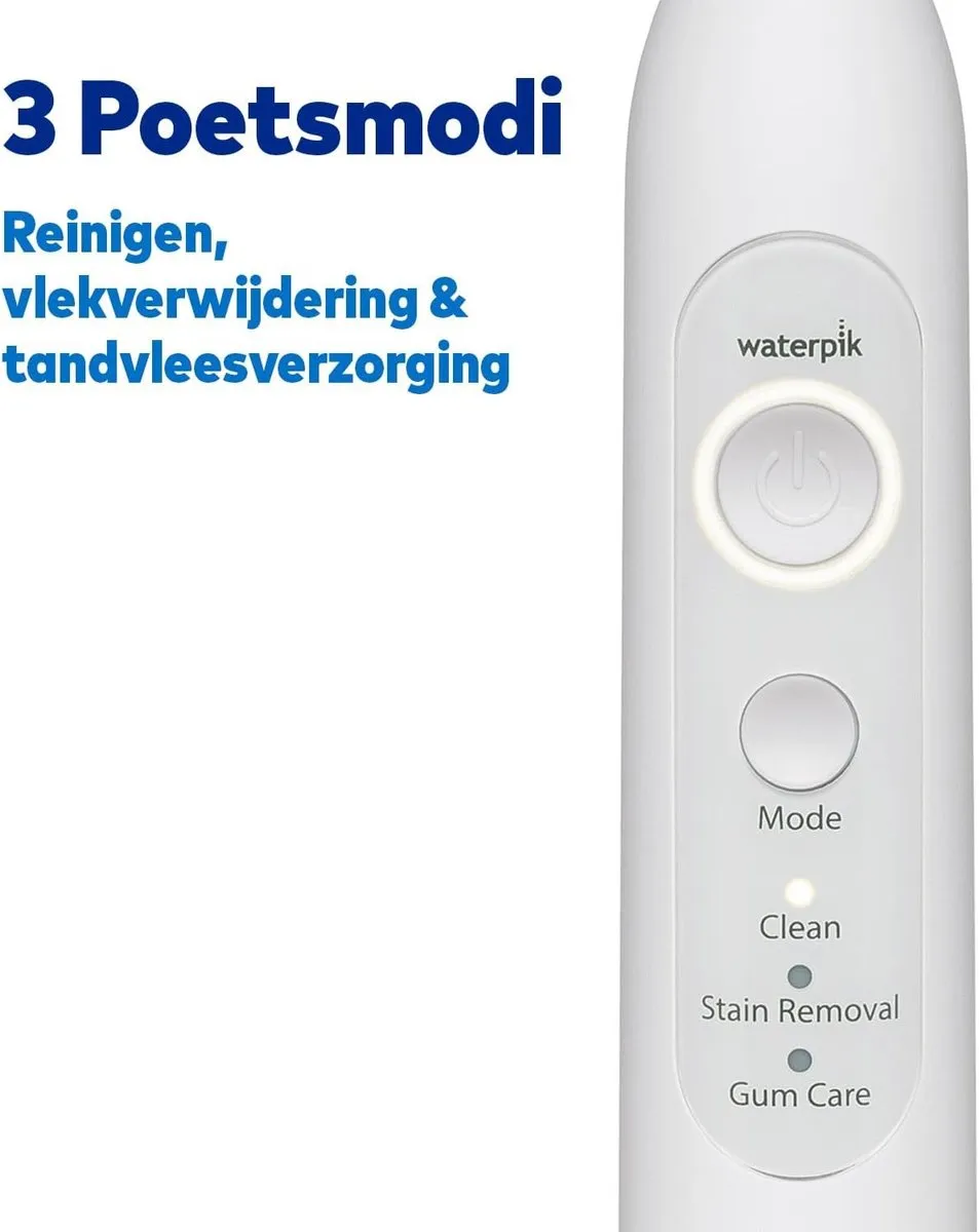 Waterpik STW-03EU010 Sonische Tandenborstel - Wit - afbeelding 6 van 6