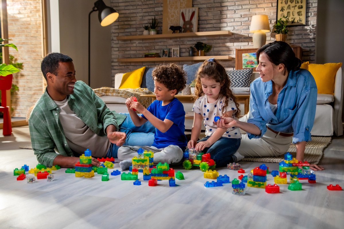 Goliath Jelly Blox Creative Kit - Constructiespeelgoed - Zachte Bouwblokken - Pijnvrij Spelen - Vanaf 2 jaar - BPA vrij