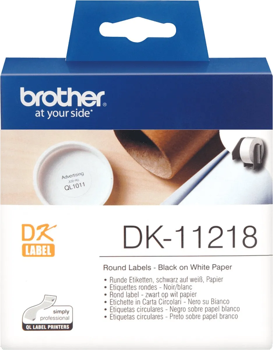 Brother DK-11218 Labels - Wit - 1000 Stuks