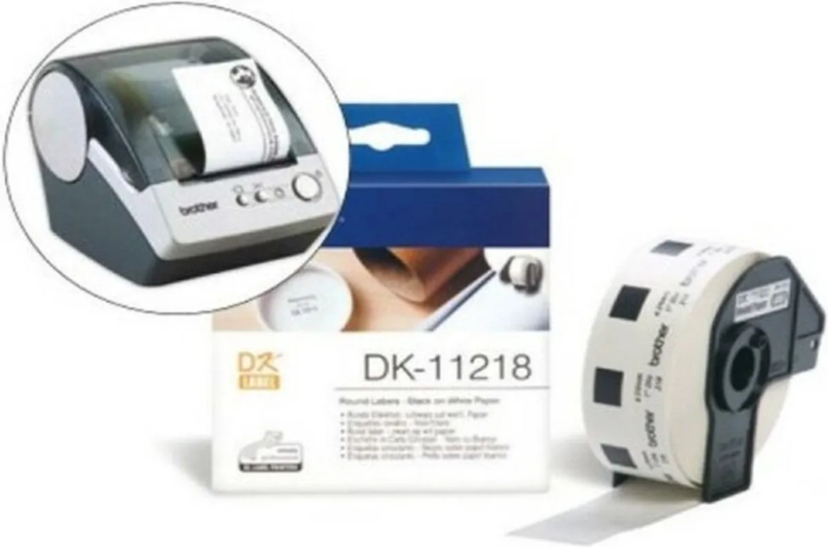 Brother DK-11218 Labels - Wit - 1000 Stuks