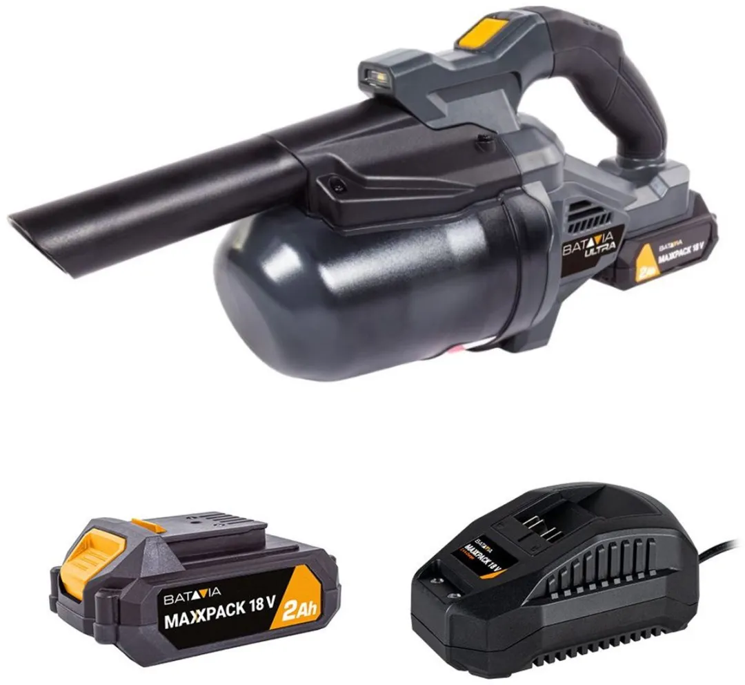 Batavia Maxxpack Ultra 7065398 Handstofzuiger - 18V Brushless - Grijs/Zwart - afbeelding 6 van 6
